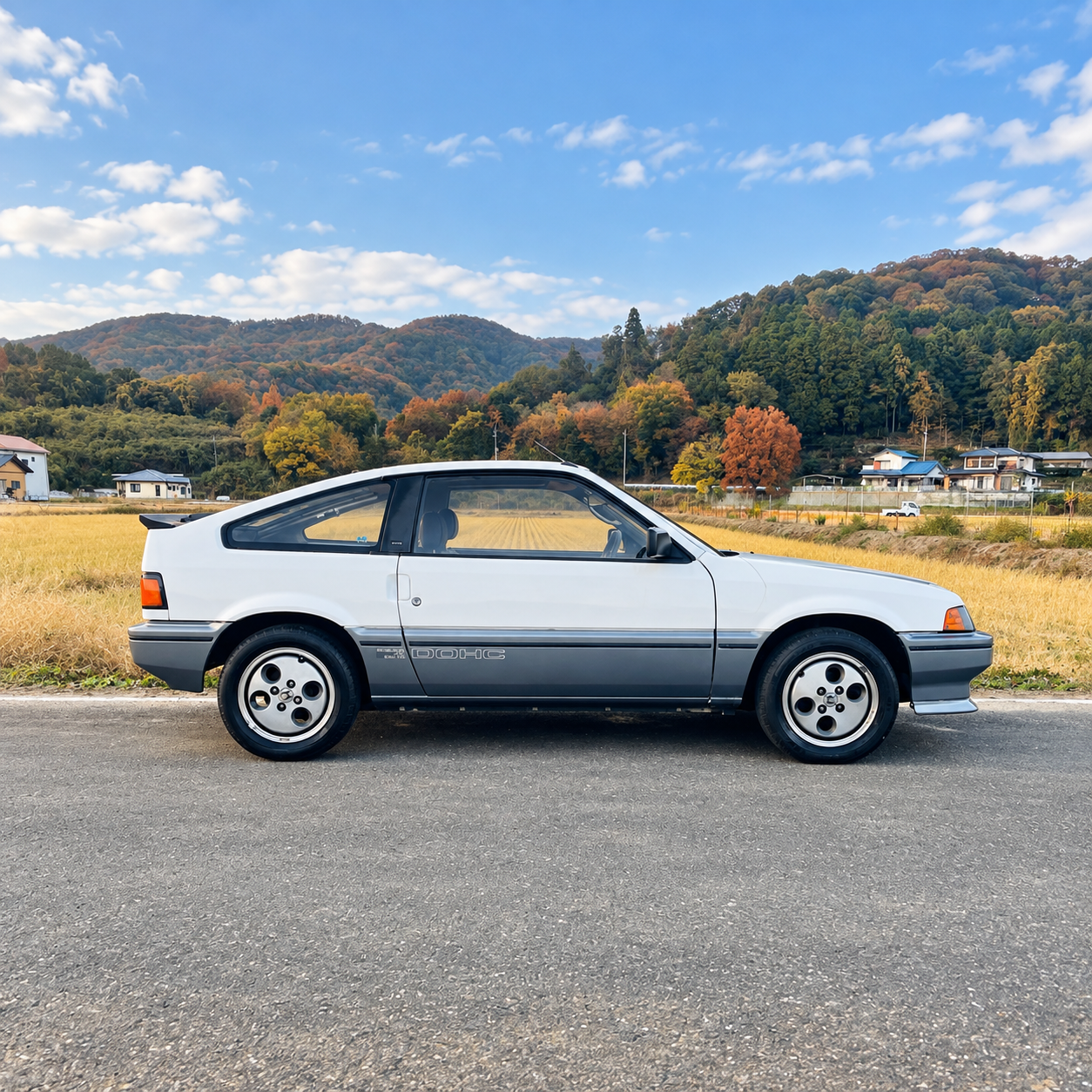 バラスポCR-Xの前期Siをヤフオクでノールック購入。現在、絶賛修理中。軽自動車並みのショートボディにZCを詰んだ小さなFFライトウェイトスポーツ。セミリトラの